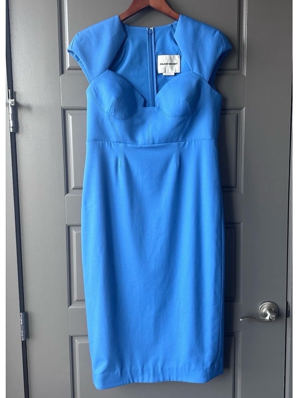Roland Mouret Fitted bodice midi dress size uk 14 us 10